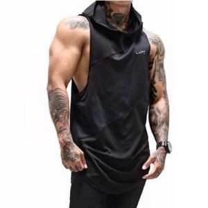 LVFT Premium 3 Panel Cutoff Hoodie - Black